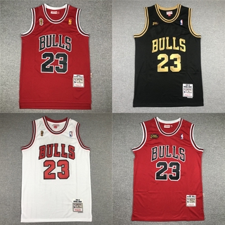 Áo đấu Michael Championship thêu cổ điển Áo bóng rổ Chicago Bulls số 23