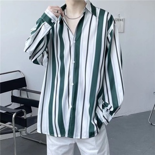 Áo Sơ Mi Nam Dài Tay Sọc Dọc Thời Trang