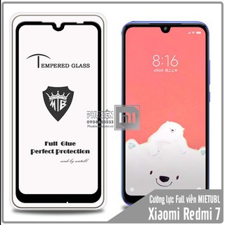 Kính cường lực Xiaomi Redmi 7 Full viền MIETUBL