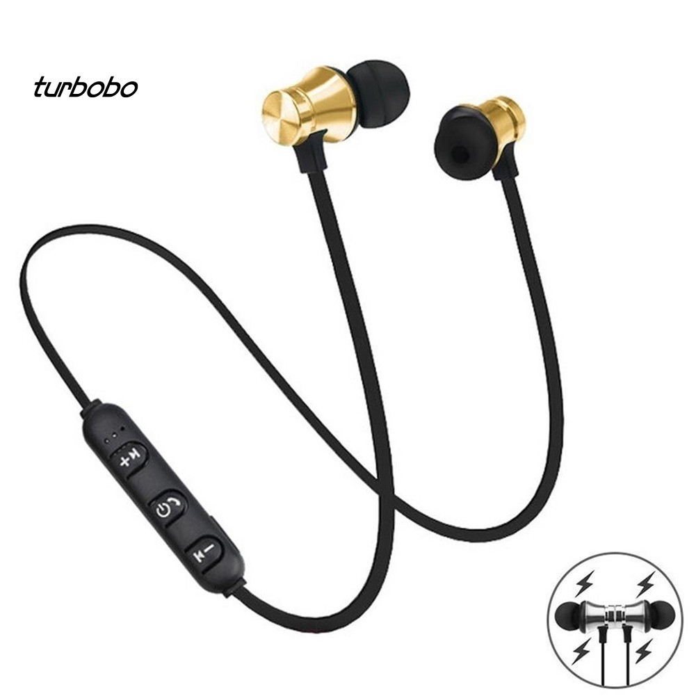 Tai nghe nhét tai không dây Bluetooth 4.2 tích hợp micro thiết kế từ tính phong cách thể thao