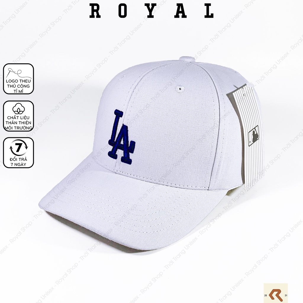 Nón lưỡi trai la mlb mũ lưỡi trai nam nữ new era vải kaki cotton Hàn - Royal Shop