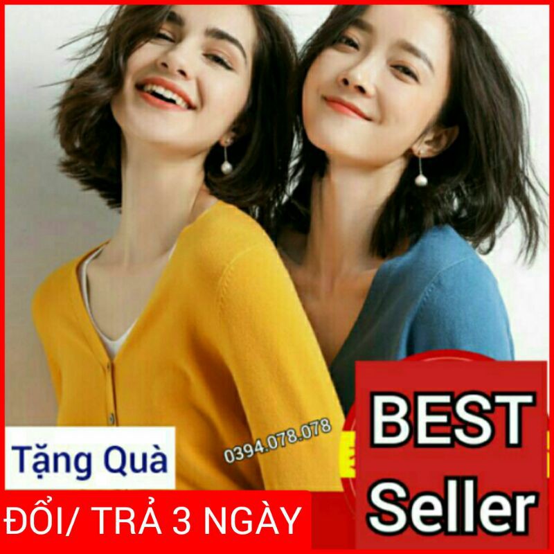 - Áo khoác cardigan len dệt kim cao cấp