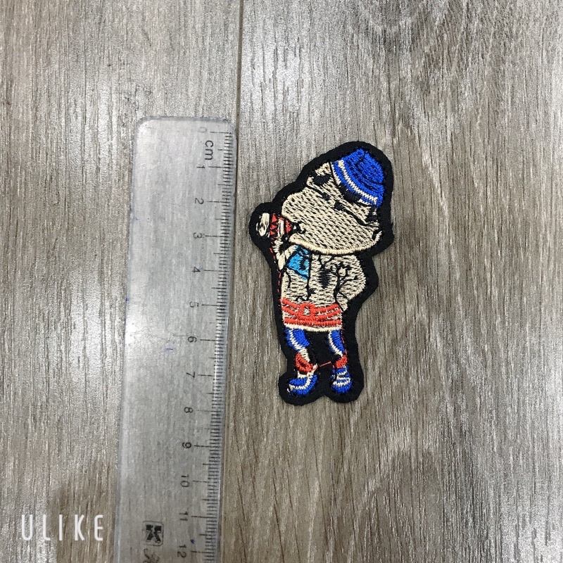 Ku shin thêu . Logo , Sticker.