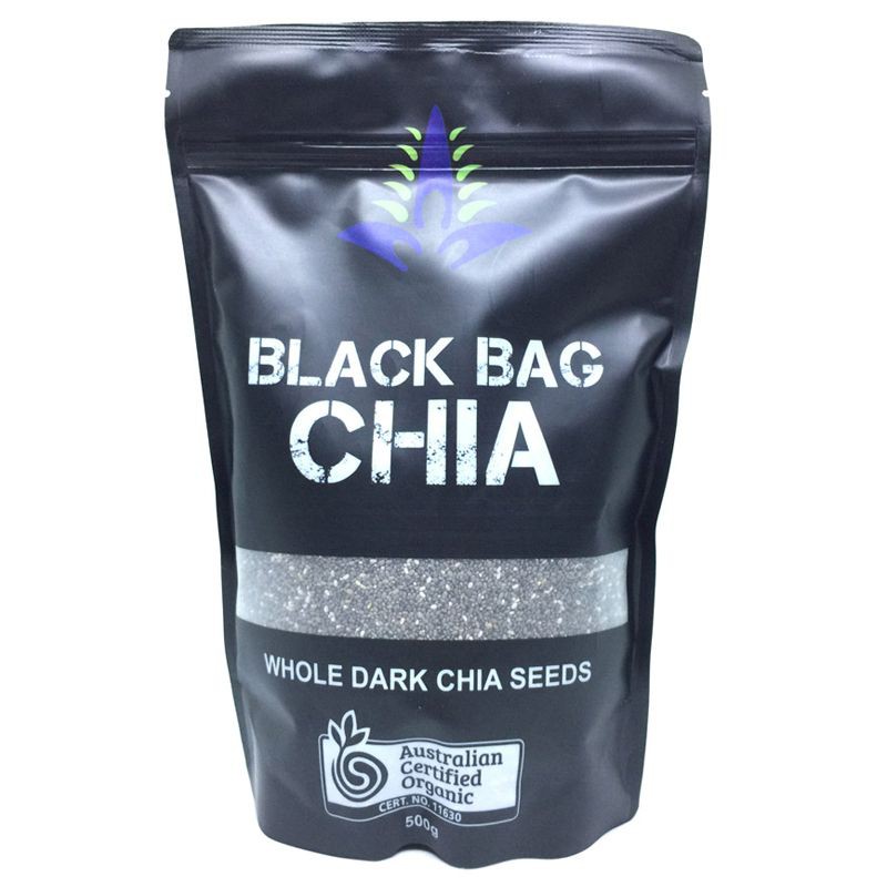 [DATE XA 2023,SP CÓ DÁN NHÃN PHỤ] HẠT CHIA ĐEN ÚC BLACK BAG CHIA 500G