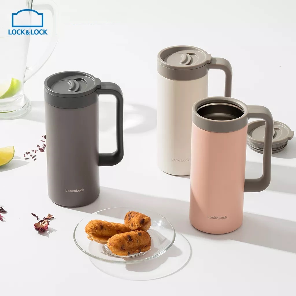 Ly giữ nhiệt/ Ca giữ nhiệt có quai cầm Lock&Lock Table Mug LHC4247 473ml