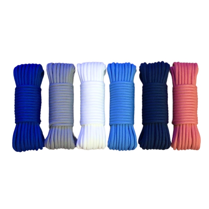 20 mét - Dây Dù 5mm oval có lõi mềm êm tay chắc chắn dùng làm macrame, căng lều, trang trí