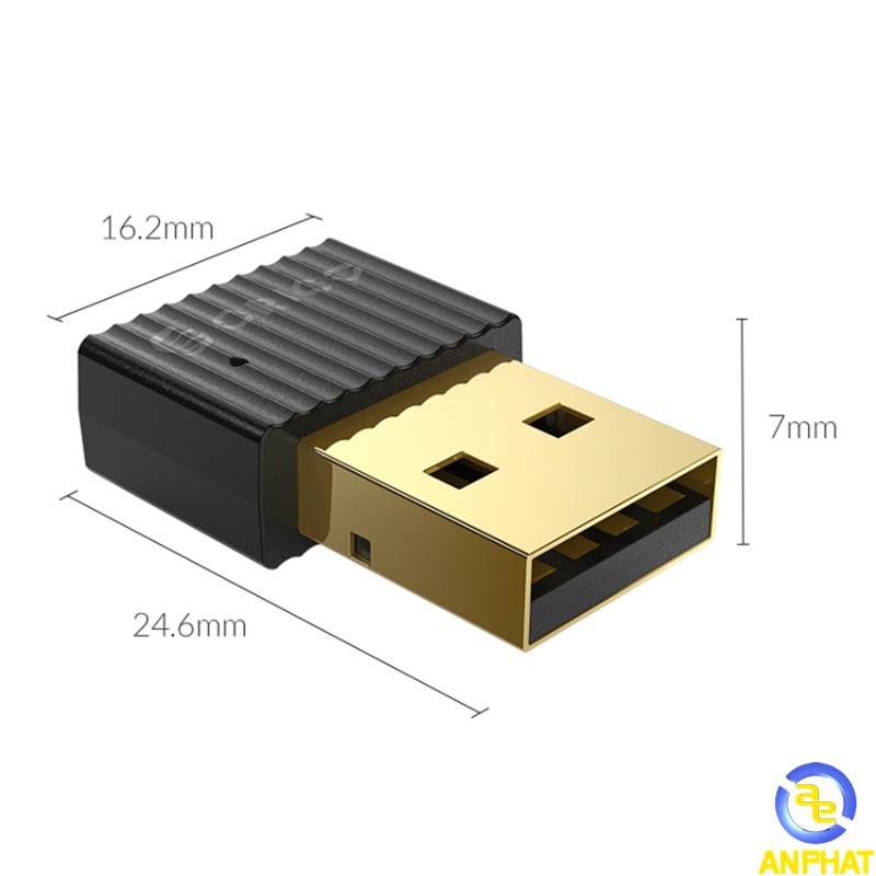 Đầu thu USB Bluetooth 4.0 - 5.0 Orico - tương thích Windows - Chính hãng BH 12 tháng