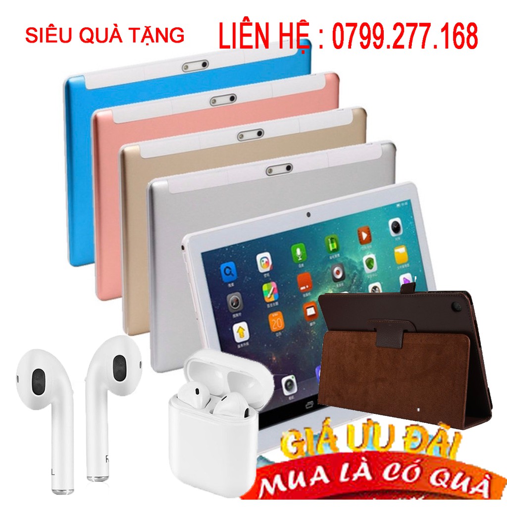 Mau máy tính bảng as888 tặng tai nghe blutooth Aripodr | BigBuy360 - bigbuy360.vn