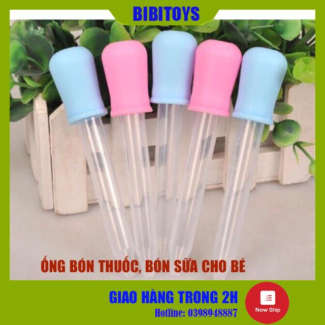 [CÓ CHIA VẠCH] Ống hút sữa, bón thuốc loại 5ml cho bé giao màu ngẫu nhiên