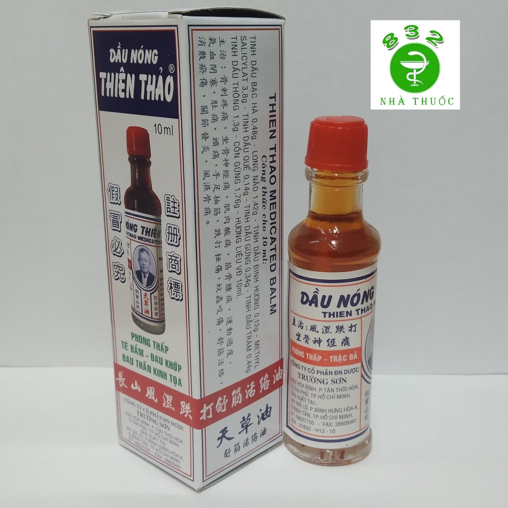 Dầu nóng Thiên Thảo lọ 10ml