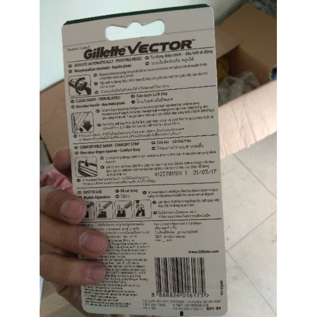 12 vỉ Bàn cạo Gillette Vector ( 1 hộp)