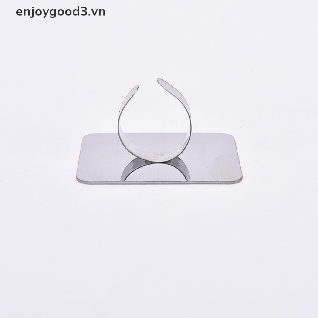 Nhẫn gắn bảng trộn màu kem nền và sơn làm móng tay bằng inox chỉnh được