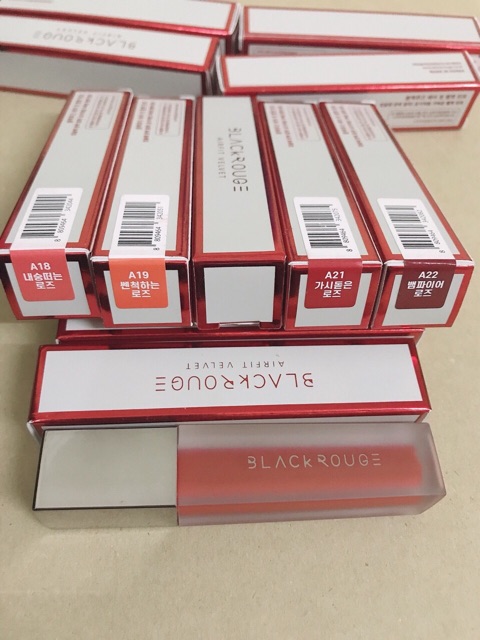 Son Black Rouge Air Fit Velvet Tint Ver4 Mới ra