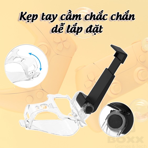 Kẹp điện thoại cho tay cầm PS5, Giá đỡ tay cầm PS5 DualSense PlayStation 5 | WebRaoVat - webraovat.net.vn