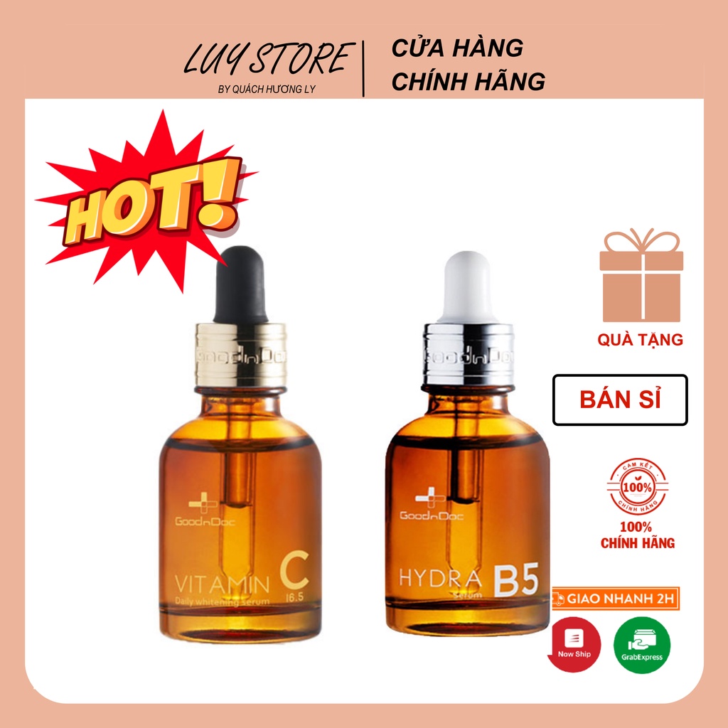 Tinh chất Serum B5 GoodnDoc B5 Hydra Dưỡng Ẩm, Phục Hồi, làm dịu da, làm trắng da, cấp nước .