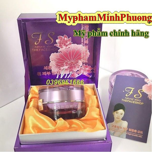 CHÍNH HÃNG] Mỹ phẩm TS tím, chuyên làm mờ nám tàn nhang và trắng da tự nhiên, kem nám Hàn Quốc, mỹ phẩm TS tím