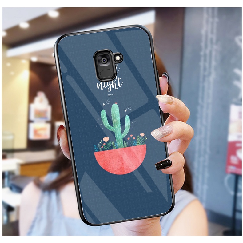 Ốp Lưng SAMSUNG GALAXY A6, J6,A8, A8 PLUS Ốp kính bóng cao cấp mới nhất