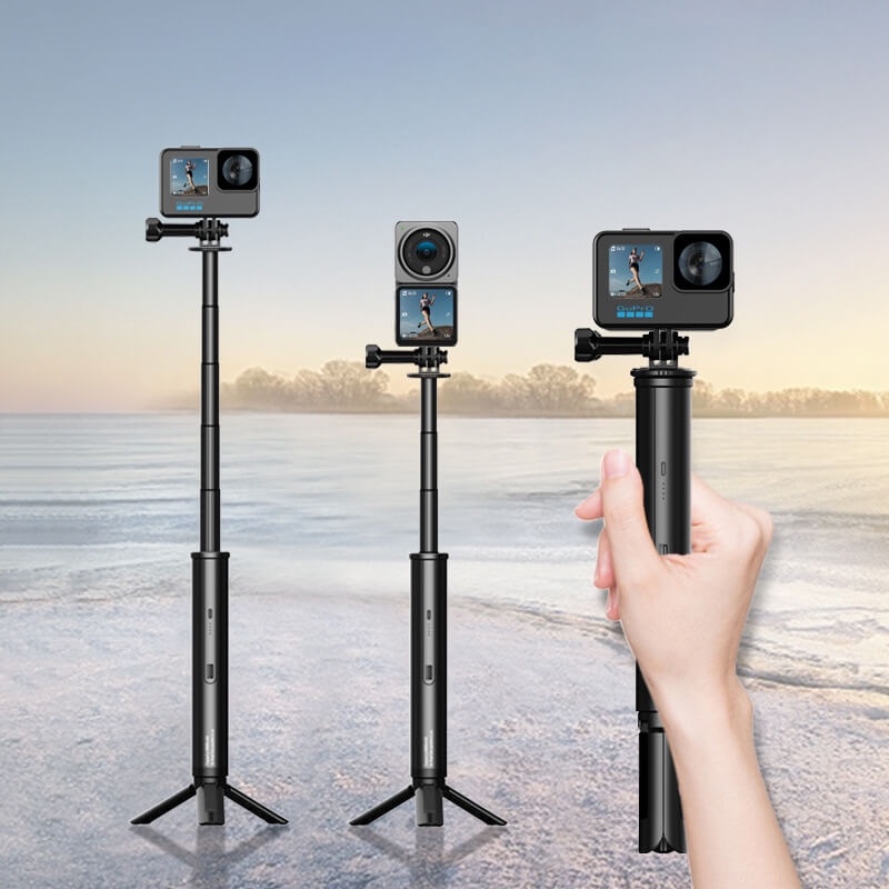 GẬY TÍCH HỢP PIN GOPRO VÀ MÁY ẢNH ULANZI UURIG A0010