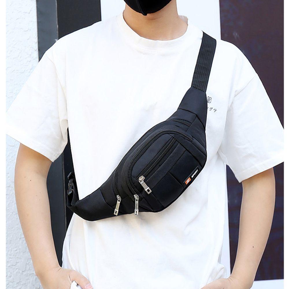 Túi Đeo Hông Bằng Vải Canvas Hình Quả Chuối Phong Cách Hip Hop