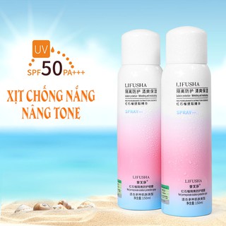 Xịt Chống Nắng Nâng Tone ☀️☀️ {FREESHIP} ☀️☀️ Mo'Fall 150ml Nội Địa Trung