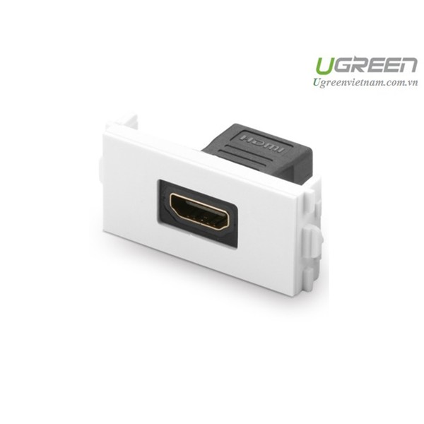 Hạt Wallplate HDMI âm tường cao cấp Ugreen 20317 chính hãng