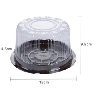 10 Hộp nhựa  A016 dùng để đựng bánh kem, bánh bông lan trứng muối