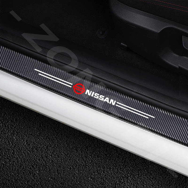 Miếng Dán Cửa Xe Hơi Bằng Sợi Carbon Cho Nissan Sunny Xtrail Navara Gtr Livina Terra Skyline