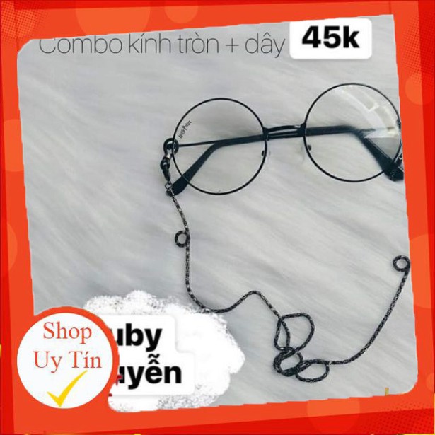 {Giá Sỉ} COM BO KÍNH GỌNG TRÒN THỜI TRANG VÀ DÂY -Shop | BigBuy360 - bigbuy360.vn