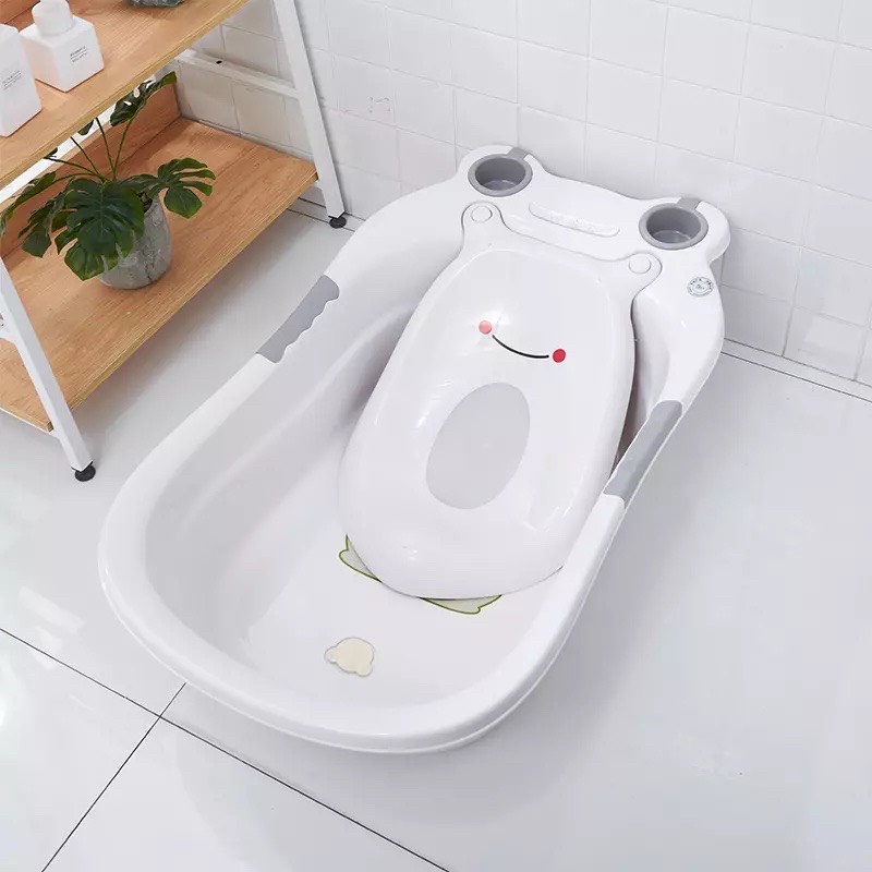Thau chậu tắm cao cấp hình Ếch Hokori cho bé