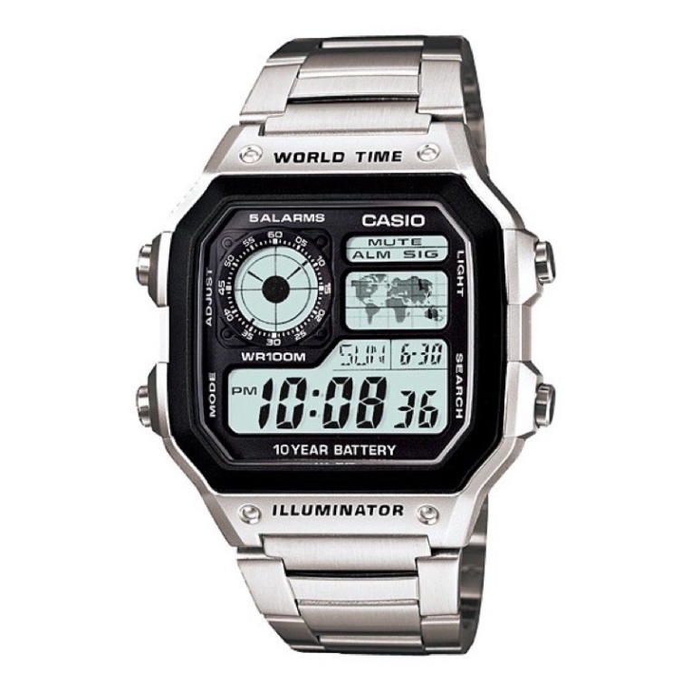 Đồng hồ thời trang nam Casio AE-1200WHD-1AV