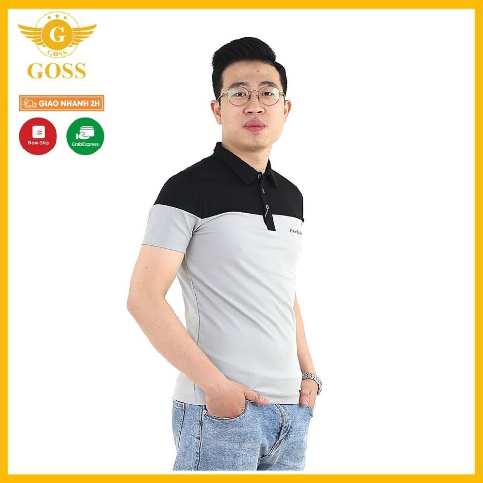 ⭐️HÀNG HIỆU⭐️Áo thun nam có cổ 2 màu - Áo phông polo nam cổ bẻ ngắn tay vải 100%cotton cao cấp chất mát GOSS 💯 ⚡