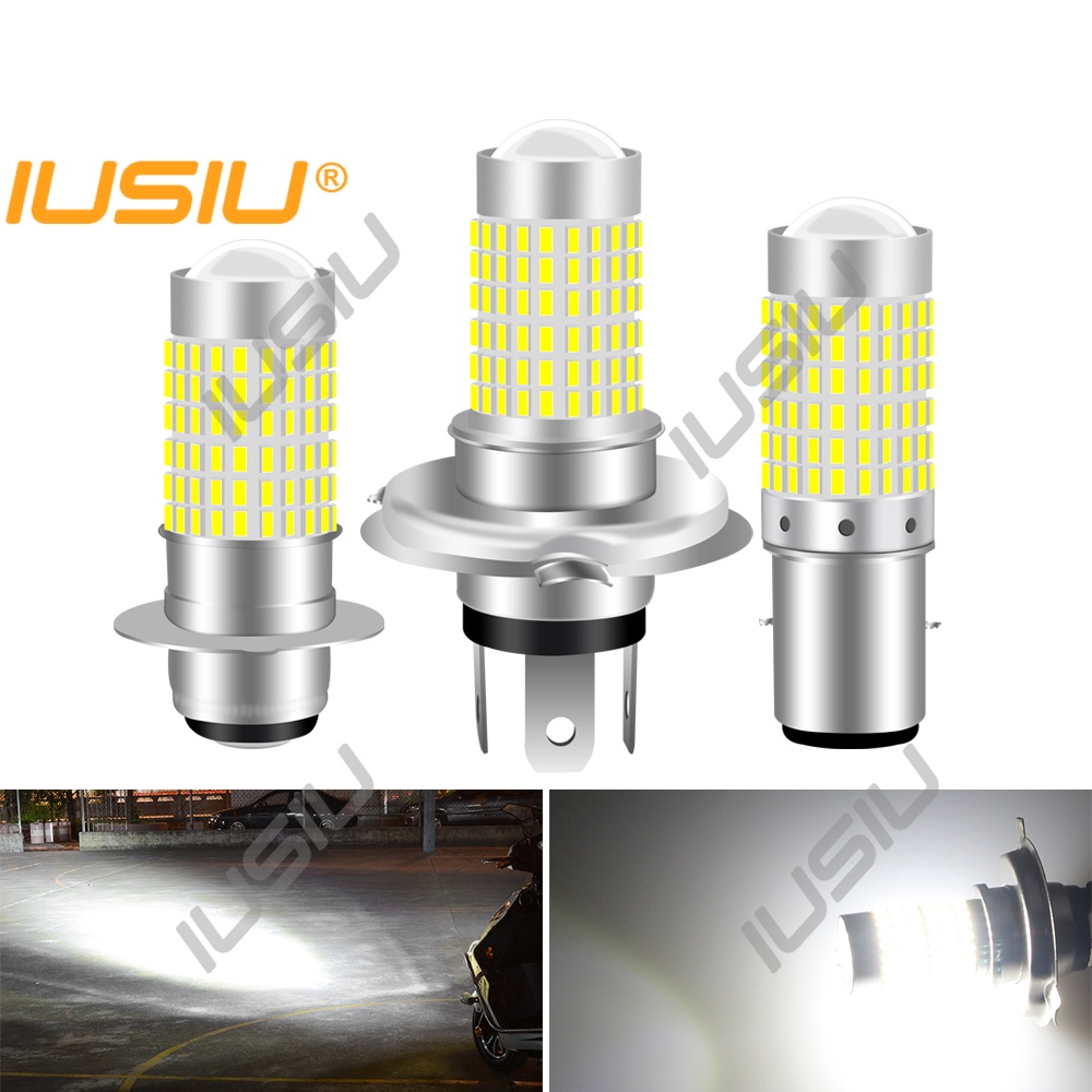Đèn Pha Led Sương Mù Chạy Ban Ngày H4 P15D BA20D Dành Cho Xe Mô Tô Xe Hơi