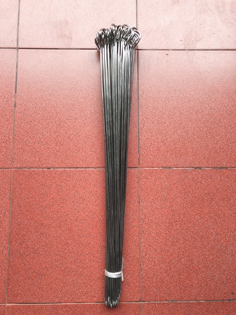Xiên nướng thịt 60cm dày 4mm bằng inox không gỉ | BigBuy360 - bigbuy360.vn