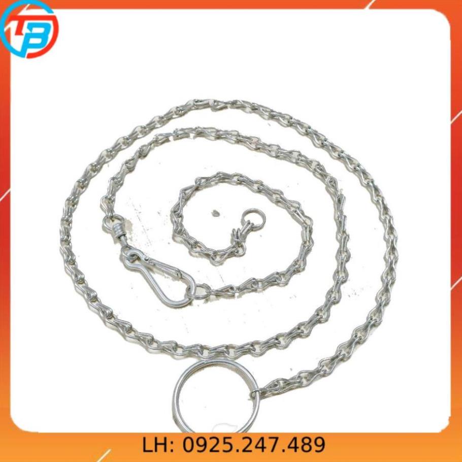 Dây xích cho mèo INOX - Số 3 - Dài 1.4 mét CÁP THÉP Thái Bình VinàN