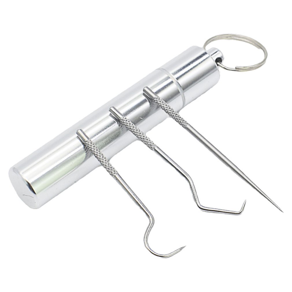 Set 3 Tăm Xỉa Răng Bằng Thép Không Gỉ Sử Dụng Nhiều Lần