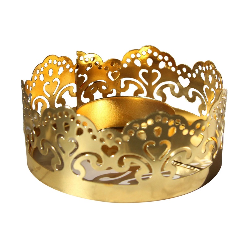 Chân Nến Bằng Sắt Mạ Vàng Sang Trọng Dùng Trang Trí Phòng Khách / Tiệc Cưới