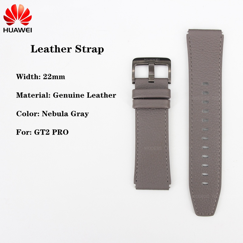 Dây đeo bằng da chính hãng cho HUAWEI GT2 GT3 GT3pro46mm GT2e GT2 Pro GTRunner buds SE HUAWEI GT3 GT3Pro 4 4Pro 22mm Smartwatch Dây đeo bằng da chính hãng