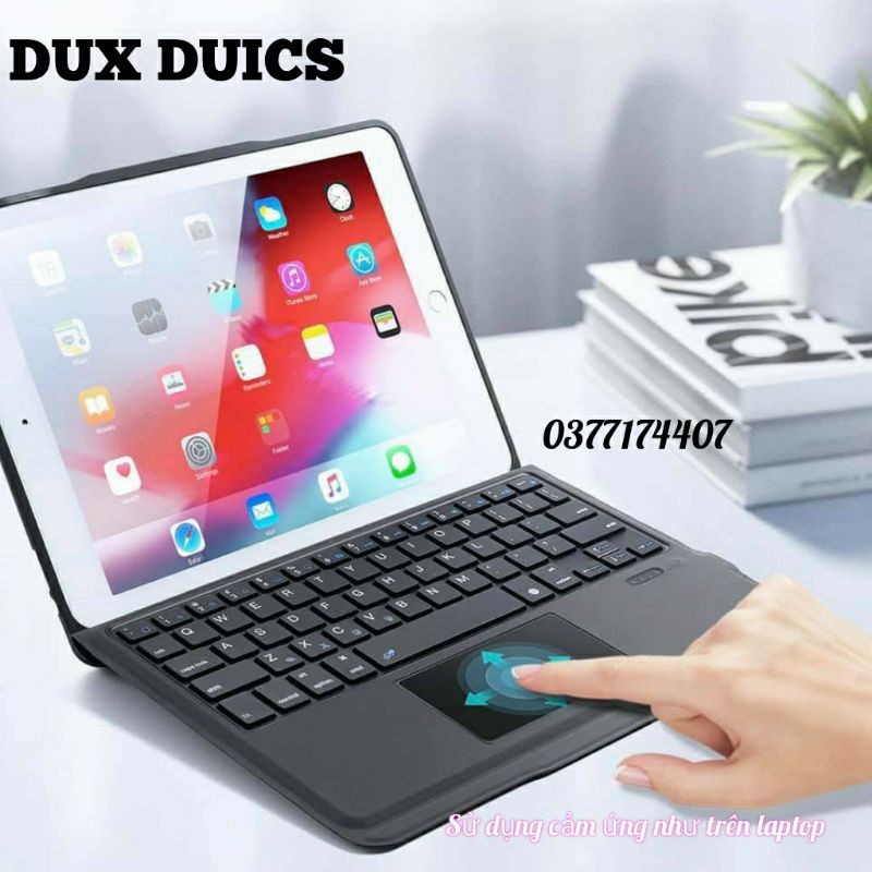 Bao da bàn phím Dux Duicx cho iPad Gen 7, Gen 8 10.2inch  Air 3, Pro 10.5 inch Chính hãng cảm ứng Touchpad