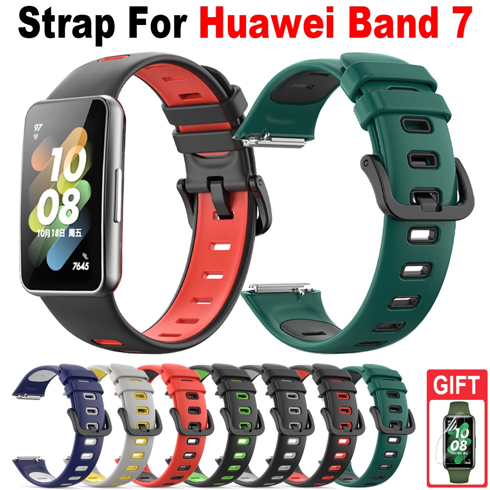 Dây Đeo Silicone Cho Đồng Hồ Thông Minh Huawei Band 7