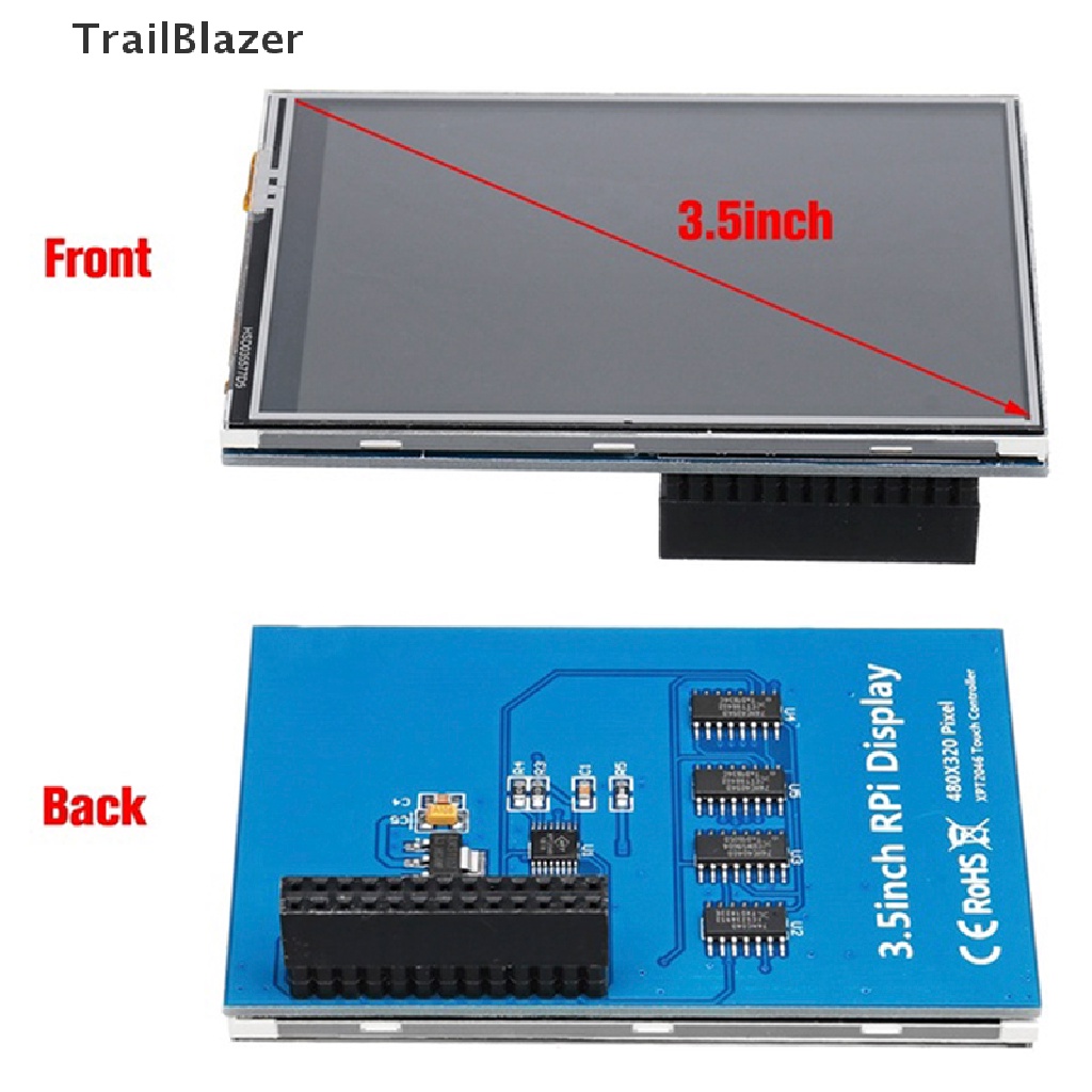 Màn Hình Cảm Ứng Lcd 3.5 &quot;320X480 Tft Cho Raspberry Pi A B A + 2b 3b 3b + Jelly