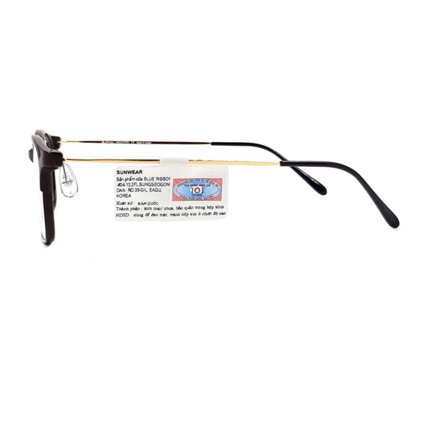 Gọng kính cận nam nữ Exfash EF6523 051 chính hãng (tròng cận 0 độ)