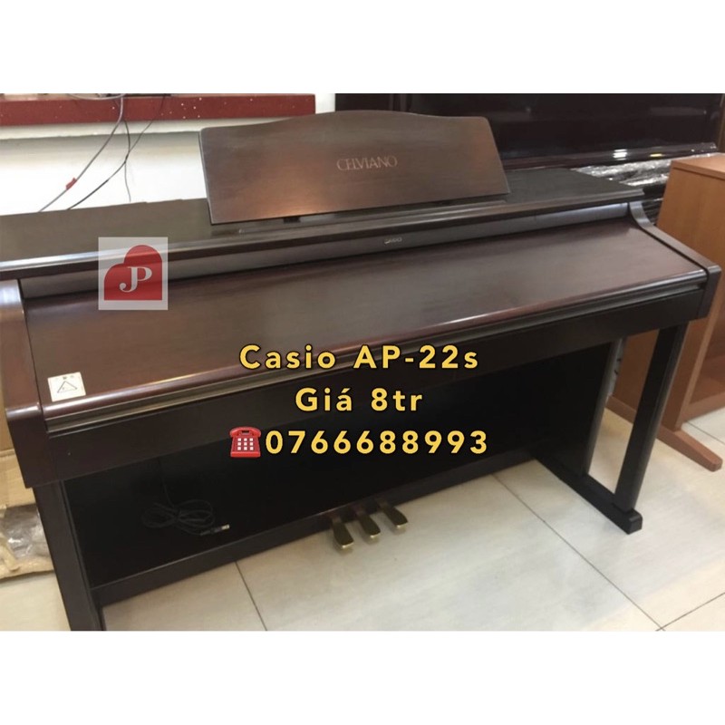 Đàn Piano Casio AP-22S màu nâu đỏ sang trọng