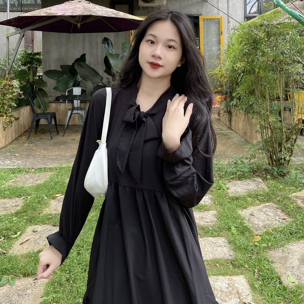 Váy dài trắng vintage công chúa dáng xòe dài tay, Đầm dáng dài tiểu thư  phong cách ulzzang Hàn Quốc - Roxie | BigBuy360 - bigbuy360.vn