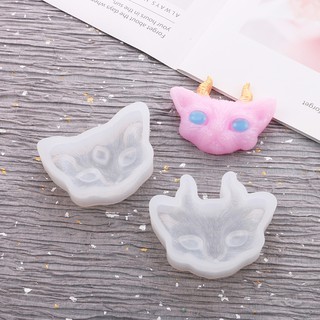 Khuôn silicon làm resin hình đầu mèo