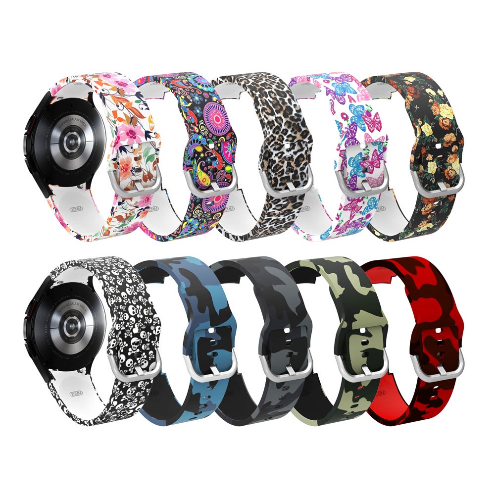 Dây đeo đồng hồ thông minh bằng silicon cho Samsung Galaxy Watch 4 Classic 46mm 42mm/Watch4 44/40mm