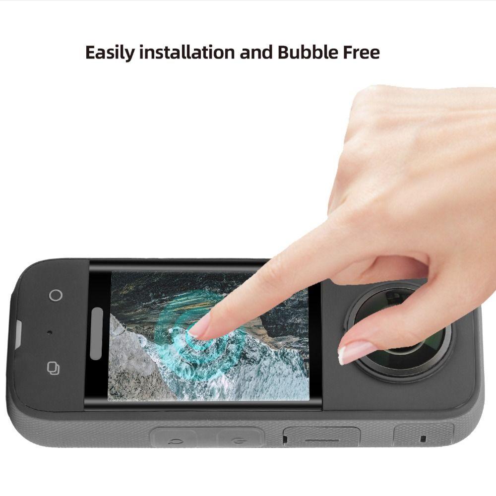 Set 1 / 2 Miếng Dán Bảo Vệ Màn Hình Chống Trầy Xước Cho Insta360 X3