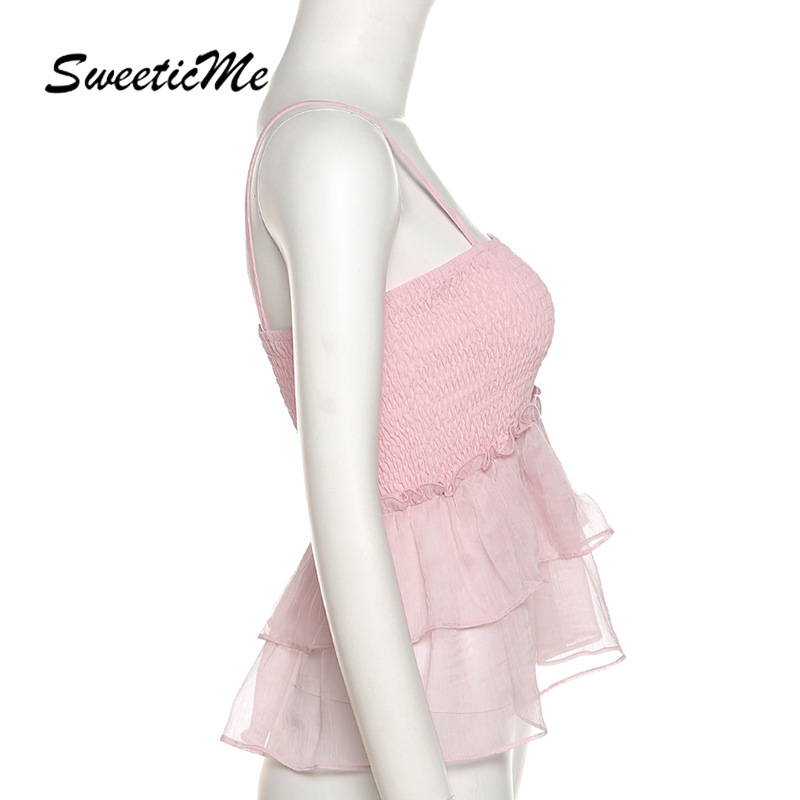 SweeticMe Women's 2021 New Suspenders Sexy Off Shoulder Fashion Strap Top | BigBuy360 - bigbuy360.vn