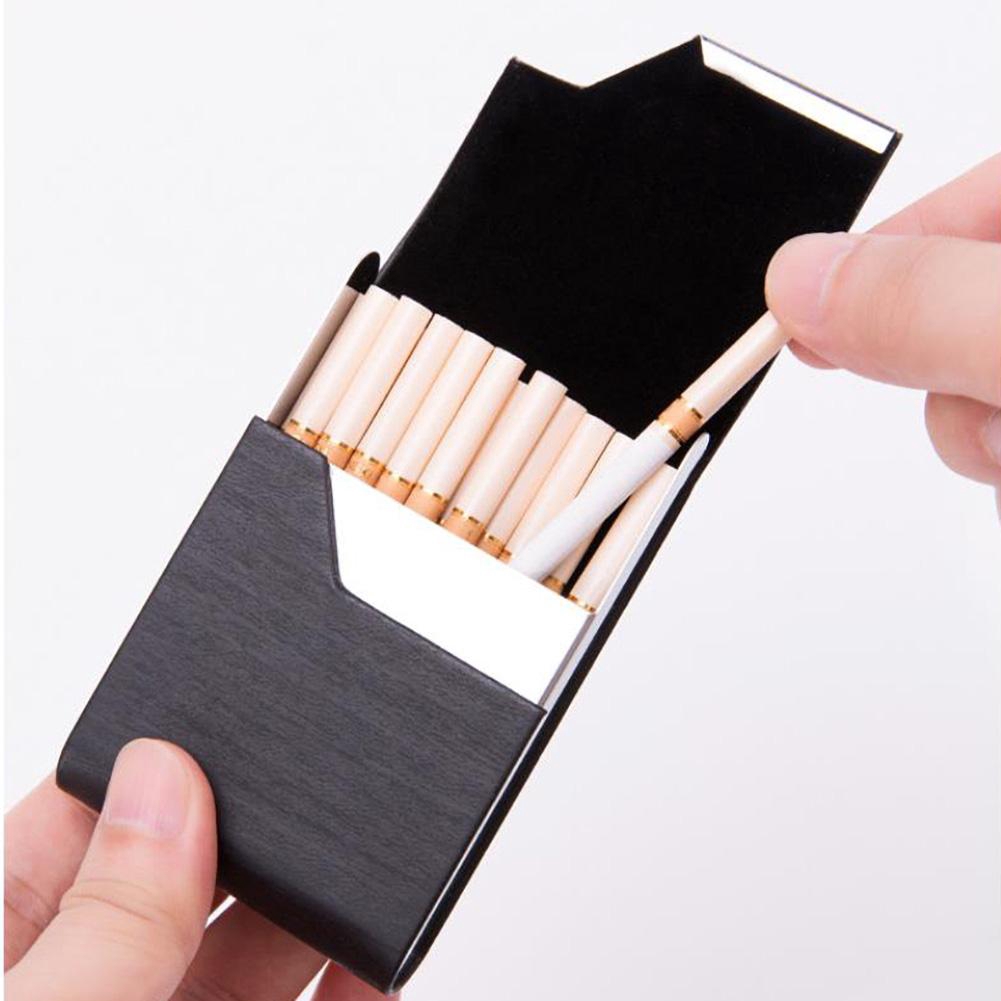 Allinit Slim Multifunctional Cigar Cigarette Storage Card Case Pocket Box Holds 20PCS Cigars