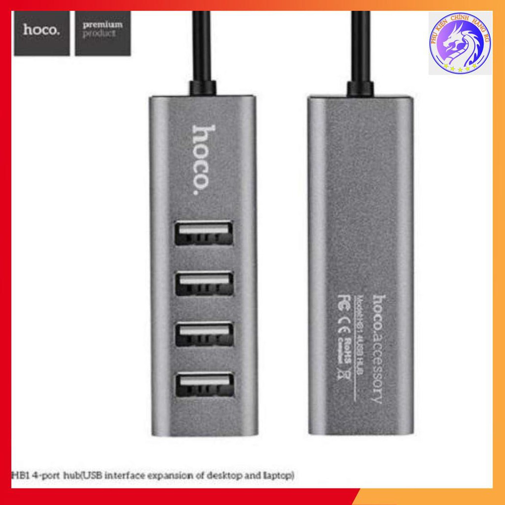 HUB Hoco HB1 4 cổng USB chính hãng