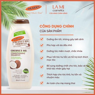 [31/07/25] Dầu gội phục hồi tóc dầu Dừa Palmer's 400ml